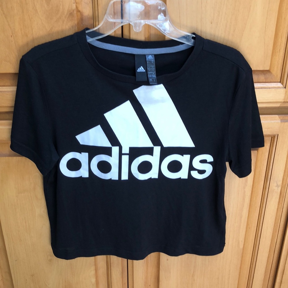 Adidas short sleeved crop top, XS/S